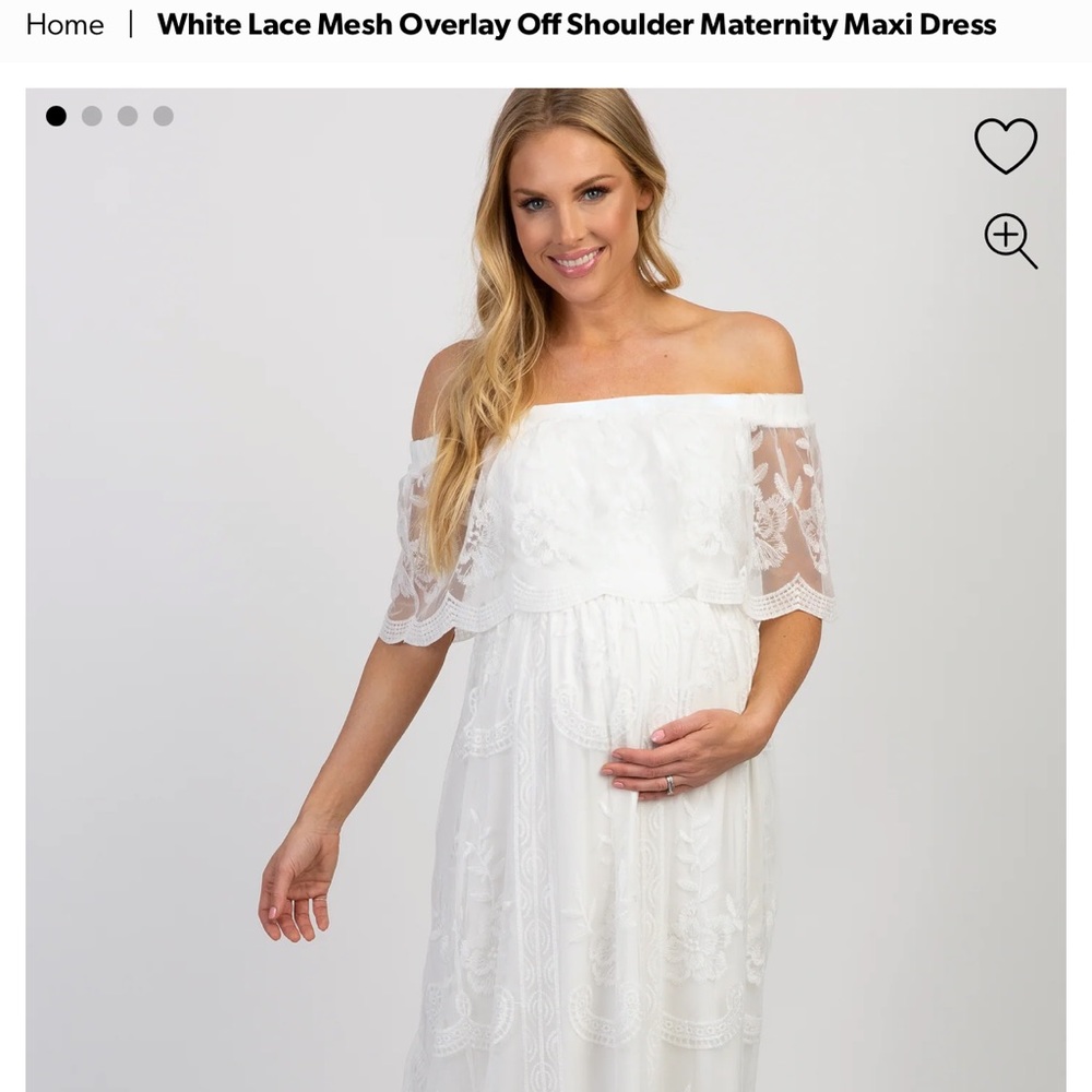 Pink Blush Maternity Dress